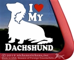 Dachshund Window Decal