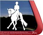 Custom Dressage Horse Side Pass Vinyl iPad Car Truck RV Window Decal Sticker