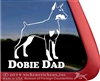 Doberman Pinscher Window Decal