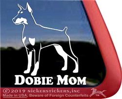 Doberman Pinscher Window Decal