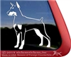 Doberman Window Decal