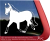 Custom Buckskin Horse Window Decal
