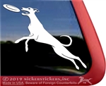 Custom Whippet Dog Vinyl Car Truck RV Window Decal Sticker