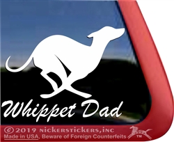 Whippet Window Decal