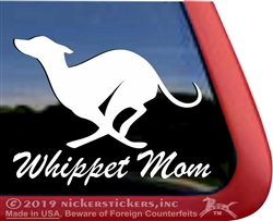 Whippet Window Decal