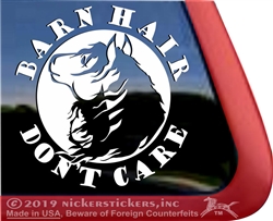 Equestrian Horse Trailer Window Decal