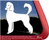 Custom Standard Poodle Dog iPad Car Truck Window Decal Sticker