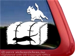 Custom Chihuahua Barn Hunt Dog Car Truck RV Window Decal Sticker