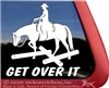 Competitive Trail Horse Trailer Window Decal