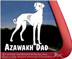 Azawakh Sighthound Window Decal