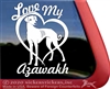 Azawakh Sighthound Window Decal