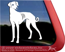 Custom Azawakh Dog iPad Car Truck RV Window Decal Sticker
