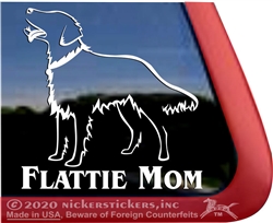 Flat Coated Retriever Dog iPad Car Truck Window Decal Sticker