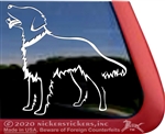 Custom Flat Coated Retriever Dog iPad Car Window Decal Sticker