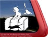 Custom Border Terrier Barn Hunt Dog Vinyl Car Truck RV Window Decal Sticker