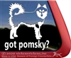 Pomsky Window Decal