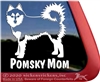 Pomsky Window Decal