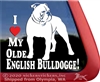 Olde English Bulldogge Window Decal