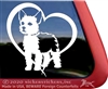 Custom Chorkie Dog Car Truck RV Window Decal Sticker
