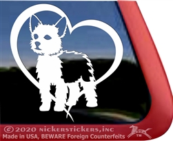 Custom Chorkie Dog Car Truck RV Window Decal Sticker
