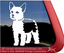 Custom Chorkie Dog Car Truck RV Window Decal Sticker