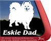 American Eskimo Window Decal