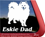 American Eskimo Window Decal