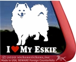 American Eskimo Window Decal