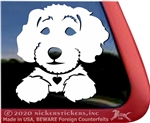 Custom Schnoodle Dog Car Truck RV Window Decal Sticker