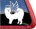 Custom American Eskimo Eskie Dog Vinyl Car Truck RV Window Decal Sticker