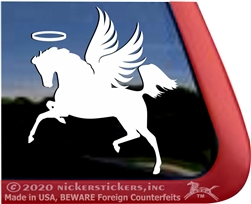 Custom Arabian Horse Trailer Car Truck RV Window Decal Sticker