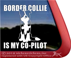 Border Collie Car Truck RV Window Decal Sticker