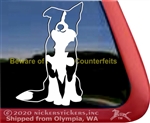 Border Collie Dog Window Decal