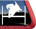 Maltipoo Agility Dog Vinyl Decal Window Decal