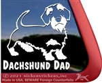 Wirehaired Dachshund Window Decal