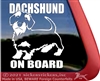 Wirehaired Dachshund Window Decal