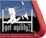 Beagle Agility Dog Decal Sticker Car Auto Window iPad