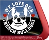 French Bulldog Window Decal