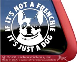 French Bulldog Window Decal