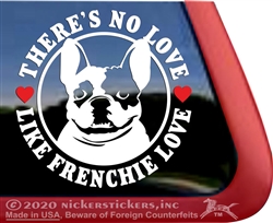 French Bulldog Window Decal