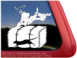 German Shorthaired Pointer Barn Hunt Window Car Truck RV Decal Sticker