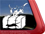 Basset Hound Barn Hunt Dog Car Truck RV Window Decal Sticker