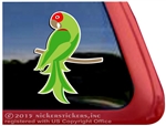Custom Cherry Headed Conure Parrot Bird Car Truck RV Window Decal Sticker