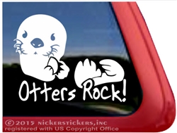 Sea Otter Window Decal