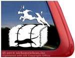 Custom Rat Terrier Barn Hunt Dog Car Truck RV Window Decal Sticker