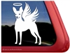 Custom Memorial Miniature Pinscher Min Pin Angel Car Truck RV Window Decal Sticker