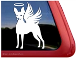 Custom Memorial Miniature Pinscher Min Pin Angel Car Truck RV Window Decal Sticker