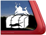 Jack Russell Terrier Barn Hunt Rat Dog Window Decal