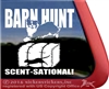 Find Dat Rat Australian Shepherd Barn Hunt Dog Window Decal