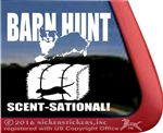 Find Dat Rat Australian Shepherd Barn Hunt Dog Window Decal